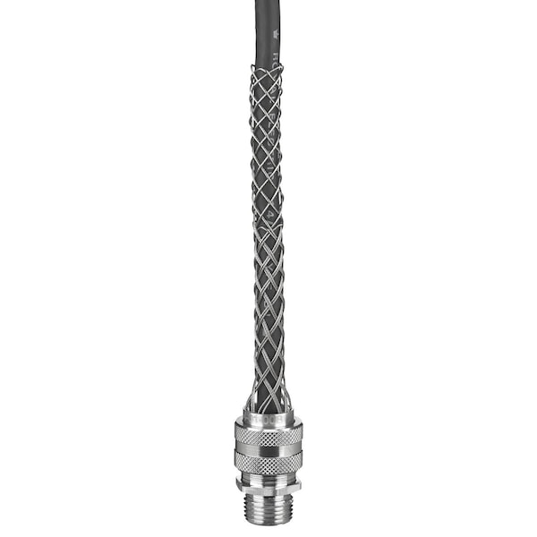 Hubbell Wiring Device-Kellems Strain Relief Cord Grip, Male, Straight - 074-01-010
