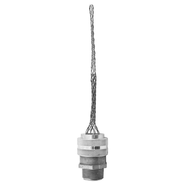Hubbell Wiring Device-Kellems Strain Relief Cord Grip, Male, Straight - 074-01-025