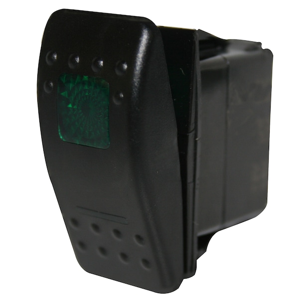 Interruptor de balancín Bulldog Winch-ON/OFF de 5 pines en verde - 20257