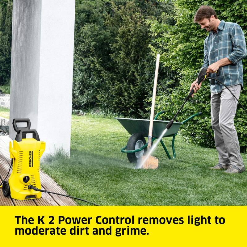 Karcher 2000 Max PSI 1.45 GPM K 2 Power Control Cold Water Corded Electric Pressure Washer Plus Vario and DirtBlaster Wands - 1.673-609.0