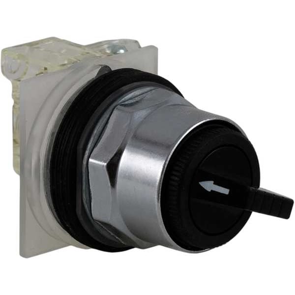 Schneider Electric Interruptor Selector No Iluminado, 30 mm, 3 Posiciones, Palanca Extendida - 9001KS42BH1