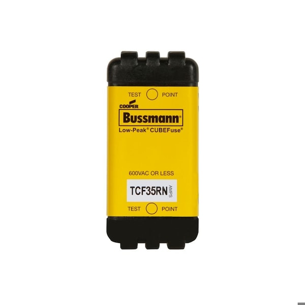 Eaton Bussmann Glass Fuse, Time-Delay, 3A, 600V AC, 100kA at 300V DC, 300kA at 600V AC - TCF3RN