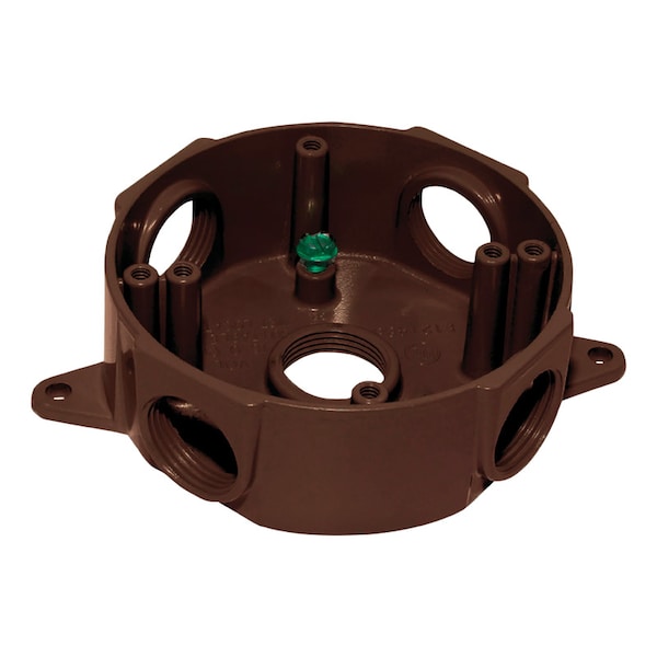 Sigma Electric Outlet Box, Box Accessory, Die-Cast Metal - 143854BR
