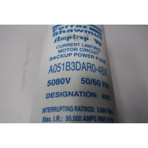 Ferraz Shawmut AMP-TRAP BACKUP POWER 48X 5080V-AC MEDIUM VOLTAGE FUSE - A051B3DAR0-48X
