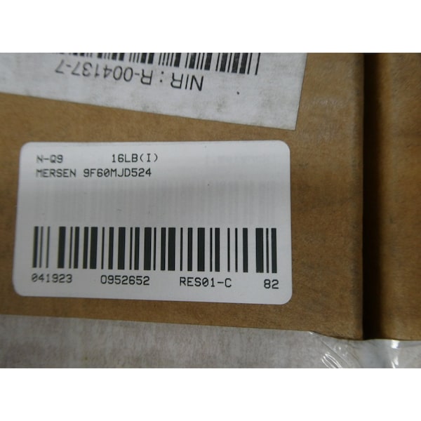 Mersen Cartridge Fuse, MJD Series, 5080V AC, Cylindrical - 9F60MJD524