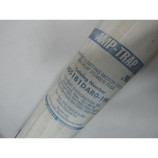 Ferraz Shawmut Medium-Voltage Fuse, A051 Series, 1550A, Fast-Acting, 1550V AC, Cylindrical - A051B1DARO-19R