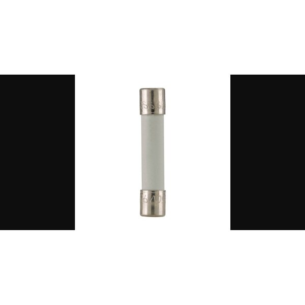Eaton Bussmann Ceramic Fuse, GBB Series, Very Fast-Acting, 6A, 250V AC, 200A at 250V AC, 10kA at 125V AC/DC - GBB-6-R