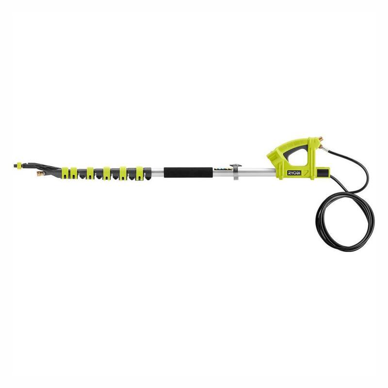 RYOBI 18 ft. Extension Pole with Brush for Pressure Washer - RY31EP26
