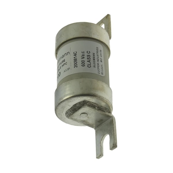 Eaton Bussmann Ceramic Fuse, M14 Series, Time-Delay, 200A, 600V AC, 200kA at 250V DC, 200kA at 600V AC - 200M14C