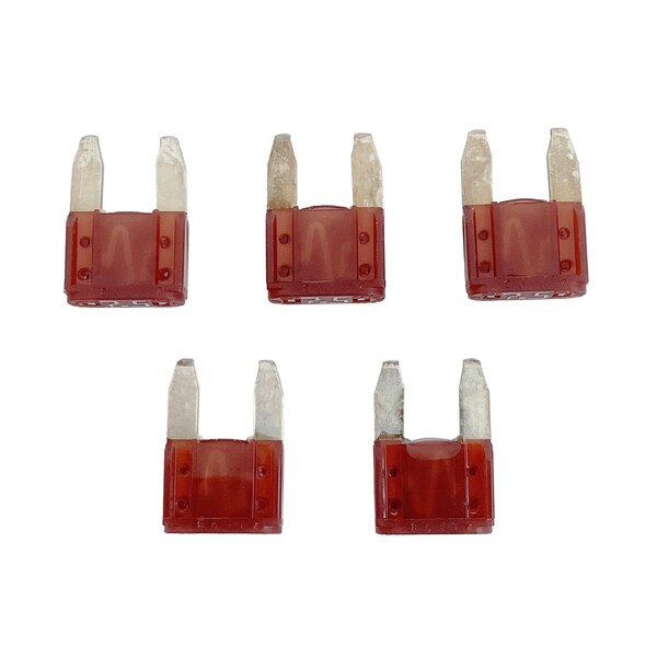Littelfuse Fuse, Mini Std And Smart Glow Blade, Brown, 7.5A, Carded - 0MIN07.5VP