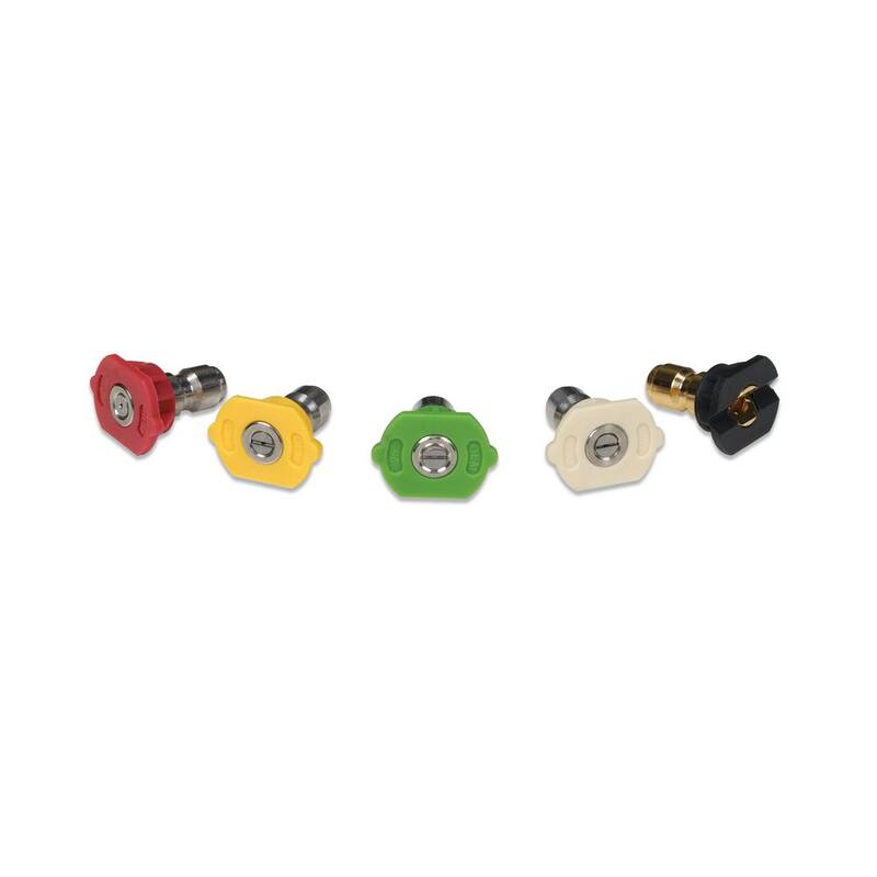 DEWALT Replacement Spray Nozzles with 1/4 in. QC Connections for Hot/Cold Water 4500 PSI Pressure Washers - DXPA45ST