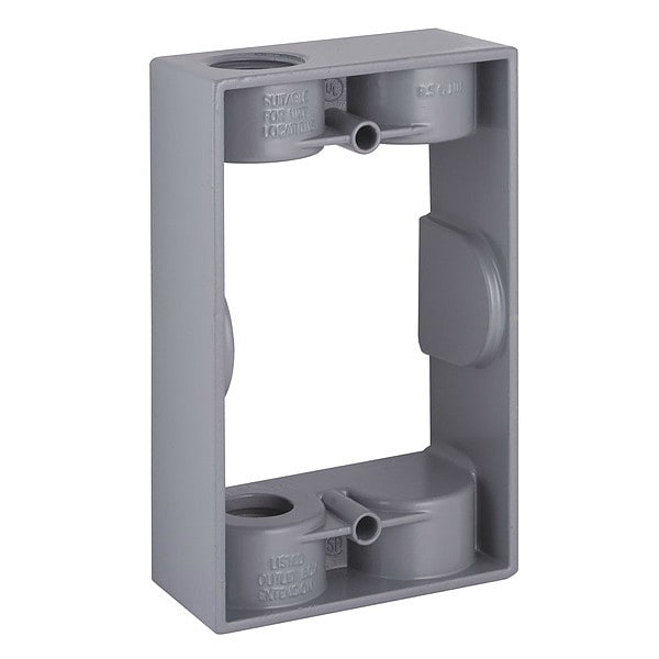 Bell Outdoor Adapter, 1 Gang, Aluminum, Extension/Adapter Box Type - 5399-0