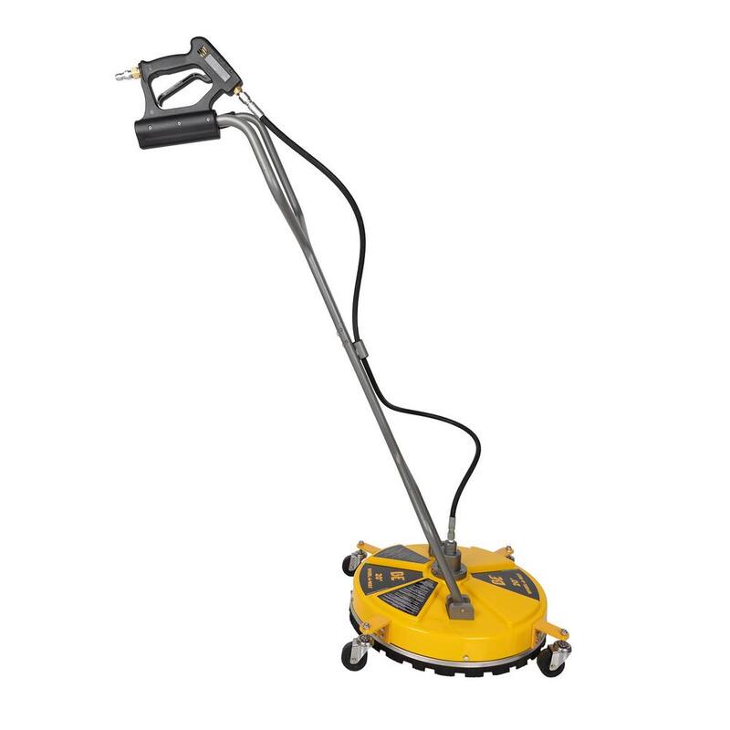 BE POWER EQUIPMENT 20 in. Whirl-A-Way Commercial Pressure Washer Surface Cleaner with Casters - 85.403.011