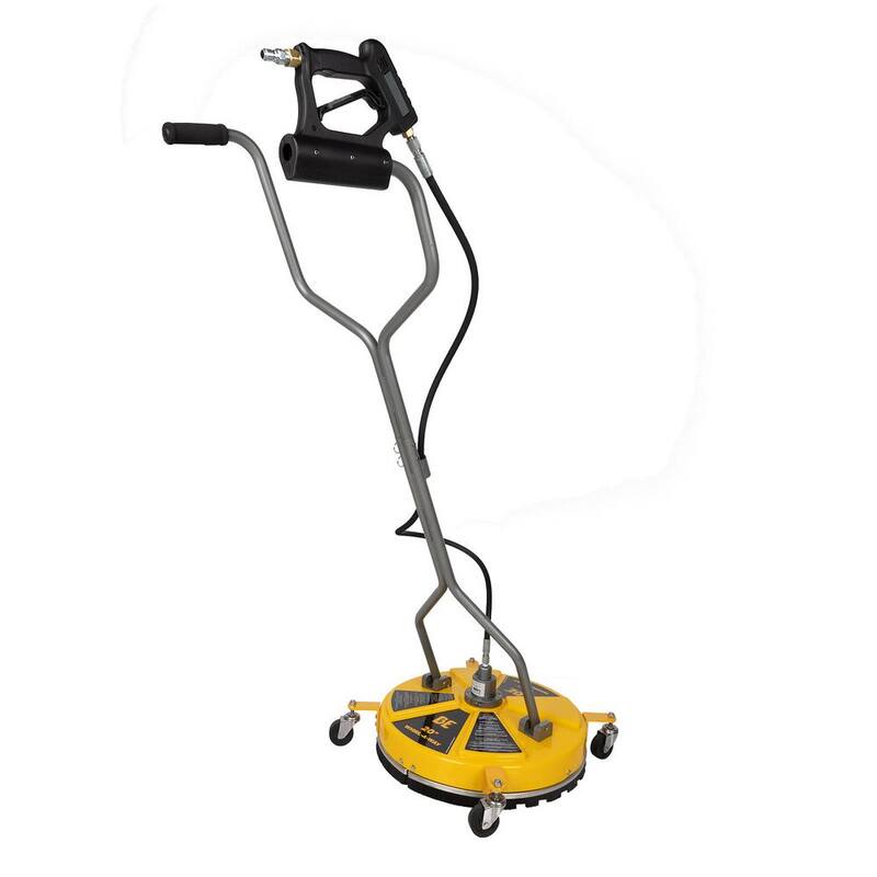 BE POWER EQUIPMENT 20 in. Whirl-A-Way Commercial Pressure Washer Surface Cleaner with Casters - 85.403.011