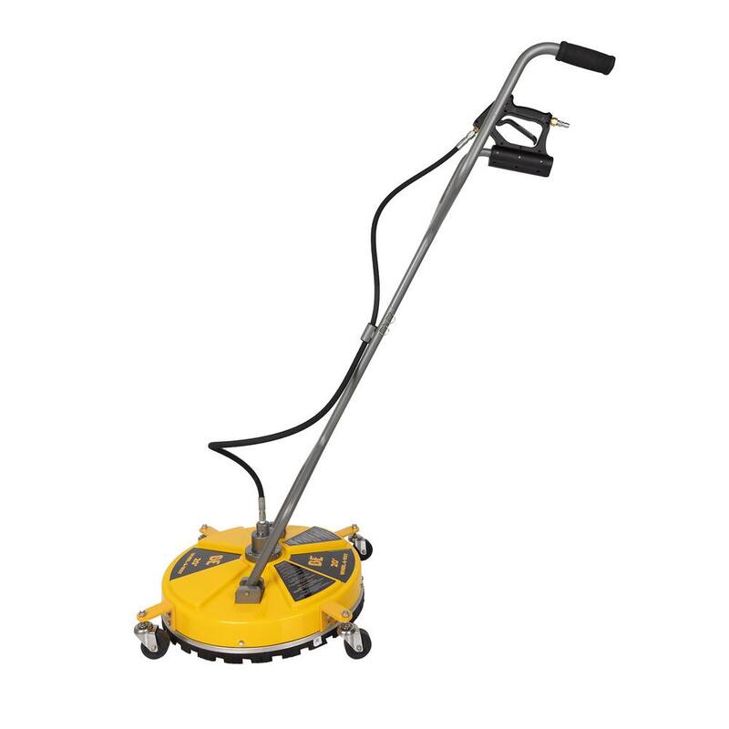 BE POWER EQUIPMENT 20 in. Whirl-A-Way Commercial Pressure Washer Surface Cleaner with Casters - 85.403.011