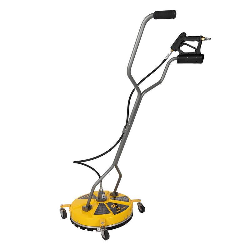 BE POWER EQUIPMENT 20 in. Whirl-A-Way Commercial Pressure Washer Surface Cleaner with Casters - 85.403.011