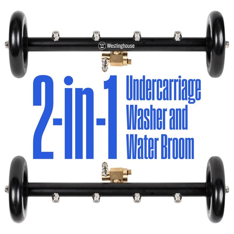 Westinghouse 16 in. 4000 PSI Undercarriage Cleaner and Water Broom for Pressure Washers - PWUC