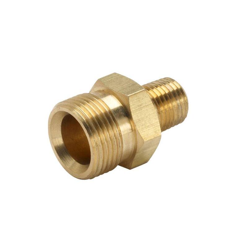 Powercare 3/8 in. Male NPT x Male M22 Pressure Washer Hose to Trigger Coupler - AP31085