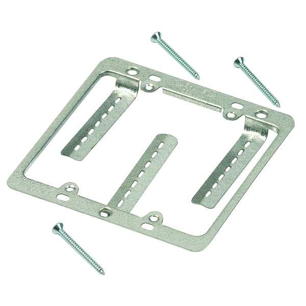 Eaton B-Line Communication Bracket, 2 Gangs, Pre-Galvanized Steel, Gang Box Type - BB20L