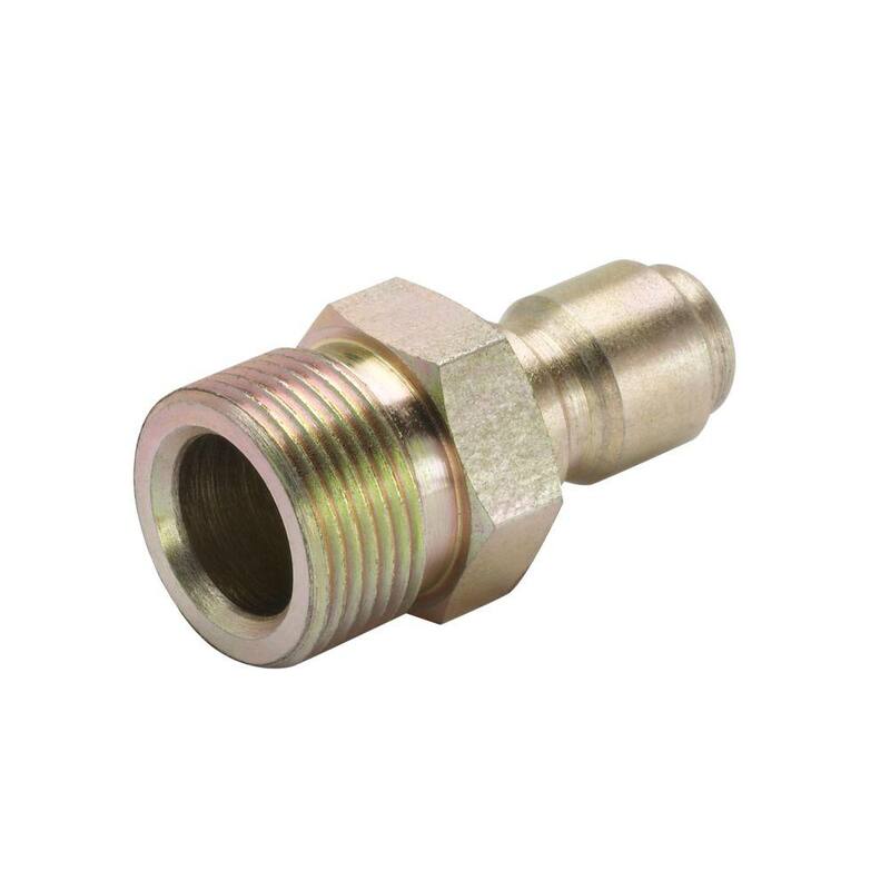 Powercare 3/8 in. Male Quick-Connect x Male M22 Connector for Pressure Washer - AP31039B