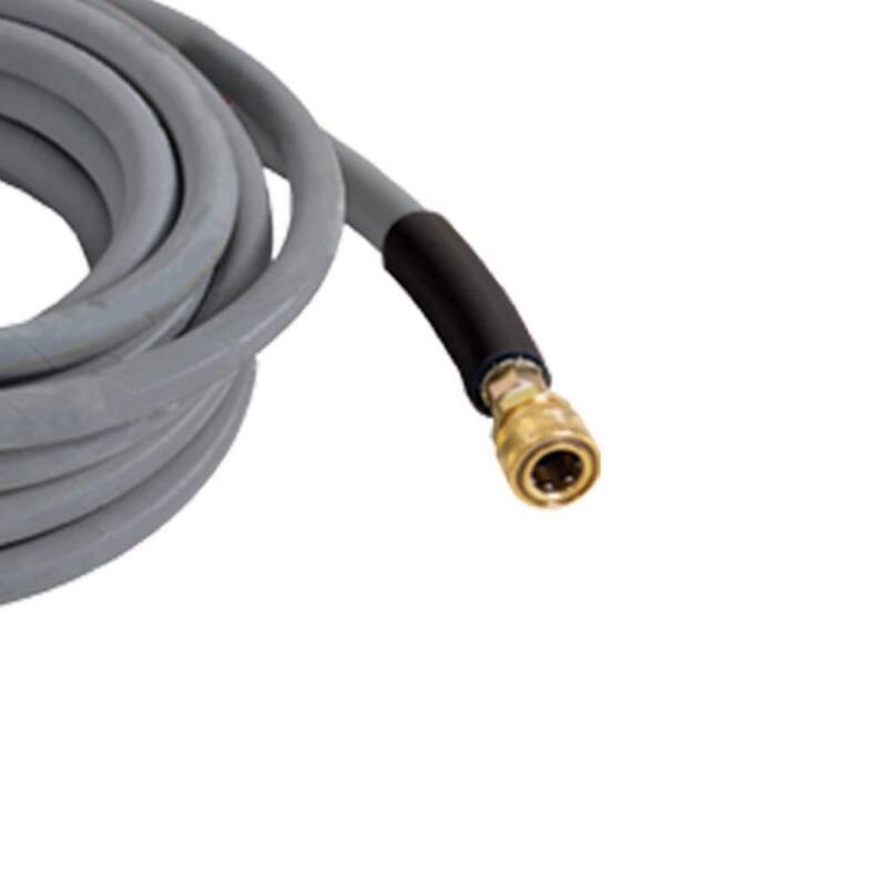 SIMPSON Wrapped Rubber Hose 1/2 in. x 50 ft. for 4500 PSI Hot/Cold Water Pressure Washers - 41183
