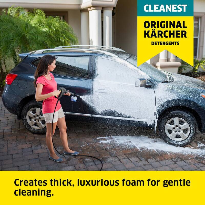 Karcher 1 Gal. Car Wash & Wax Pressure Washer Cleaning Detergent Soap Concentrate - 9.558-146.0