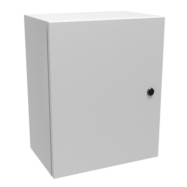 Hammond Steel Electrical Enclosures, 20 in H, 10 in D, 16 in W, NEMA 4, Hinged - EN4SD201610LG