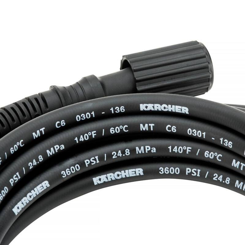 Karcher 25 ft. 3600 PSI Universal Replacement/Extension Hose for Pressure Washers - Quick-Connect/M22 - 8.756-105.0