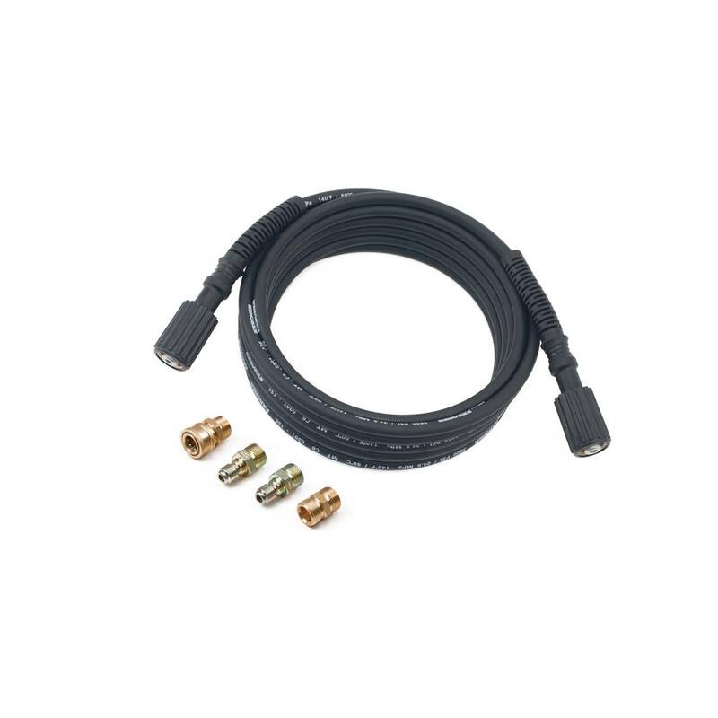 Karcher 25 ft. 3600 PSI Universal Replacement/Extension Hose for Pressure Washers - Quick-Connect/M22 - 8.756-105.0