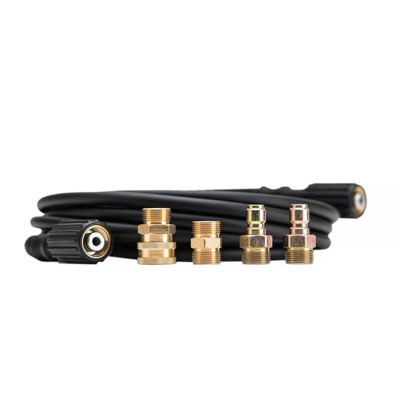 Karcher 25 ft. 3600 PSI Universal Replacement/Extension Hose for Pressure Washers - Quick-Connect/M22 - 8.756-105.0