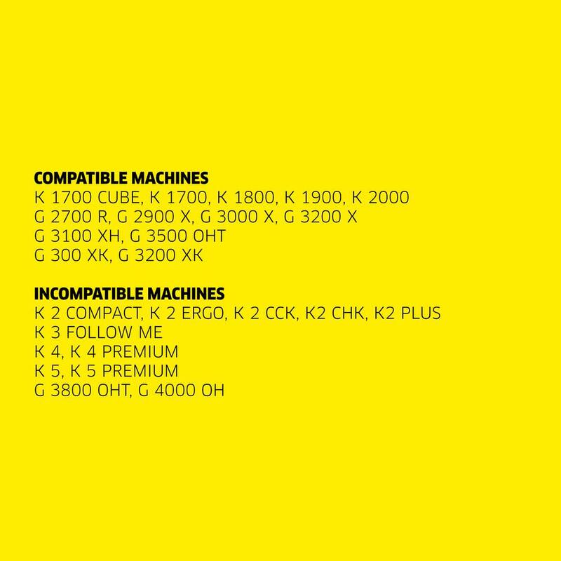 Karcher 25 ft. 3600 PSI Universal Replacement/Extension Hose for Pressure Washers - Quick-Connect/M22 - 8.756-105.0