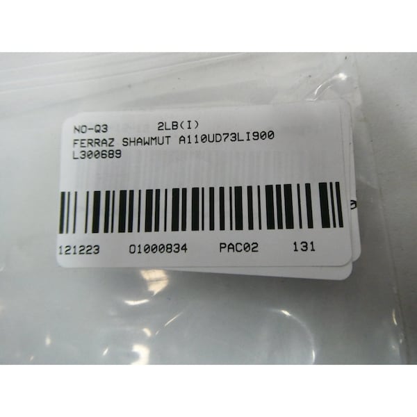 Ferraz Shawmut Fuse Link, A110 Series, 900A, 1100V AC - A110UD73LI900 L300689