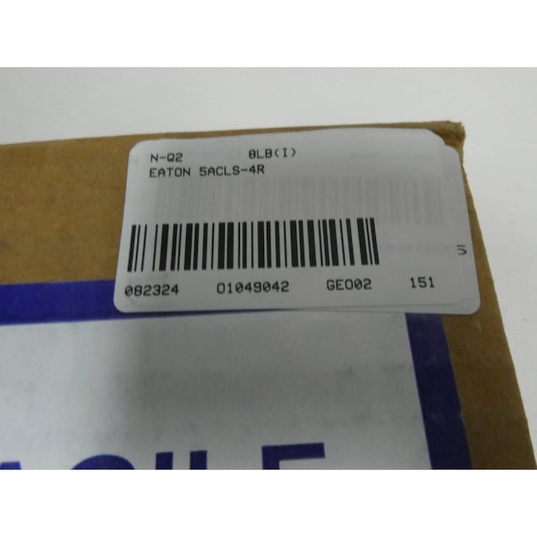 Eaton CURRENT LIMITING HIGH VOLTAGE 1304R AMP 5.08KV-AC MEDIUM VOLTAGE FUSE - 5ACLS-4R