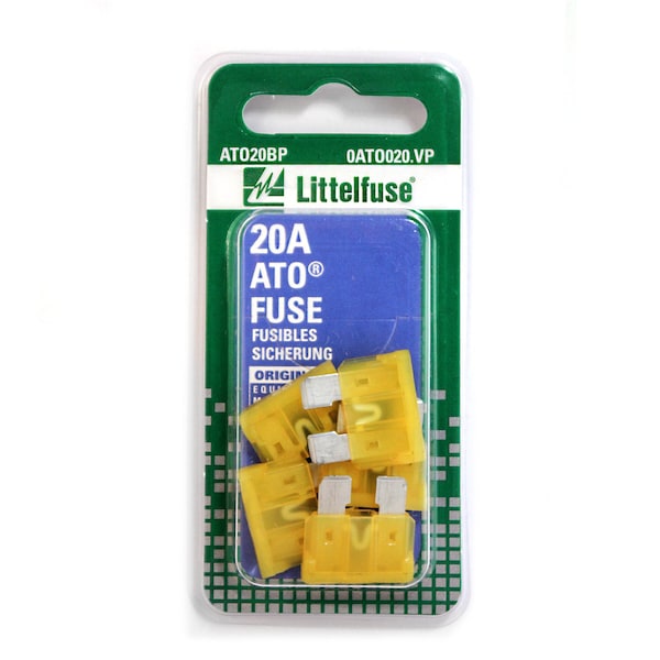 Littelfuse Fuse - Electrical, Cartridge Glass Or Ceramic - 0ATO020.VP