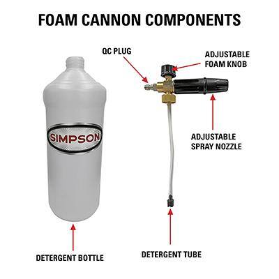 SIMPSON High Pressure Foam Cannon Rated up to 4000 PSI - 80271