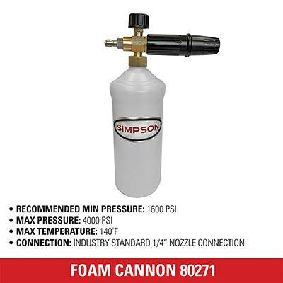 SIMPSON High Pressure Foam Cannon Rated up to 4000 PSI - 80271