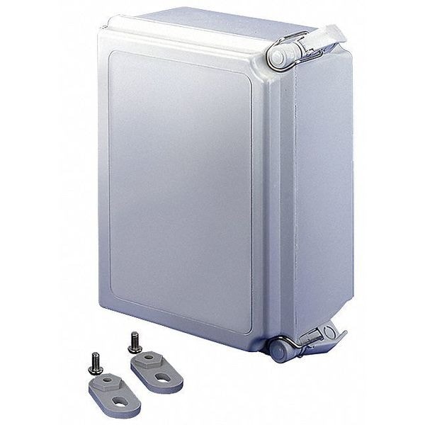 Nvent Hoffman Fiberglass Electrical Enclosures, 18 in H, 10 in D, 16 in W, NEMA 4X, Hinged - A181610CHQRFG