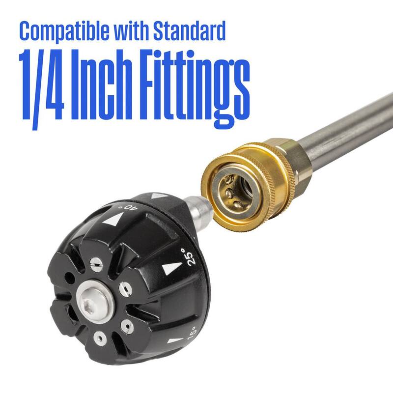 Westinghouse 3600 PSI, 1/4 in. Connector Pressure Washer 6-in-1 Nozzle Attachment - PW6IN1