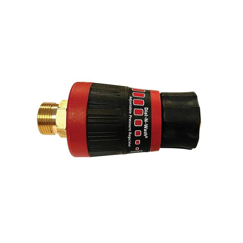SIMPSON Dial-N-Wash Adjustable Pressure Regulator with M22 Connections for Cold Water 4500 PSI Pressure Washers - 82232