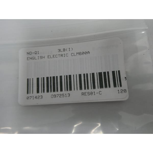 English Electric Automotive Fuse, 600A, Not Rated - CLM600A