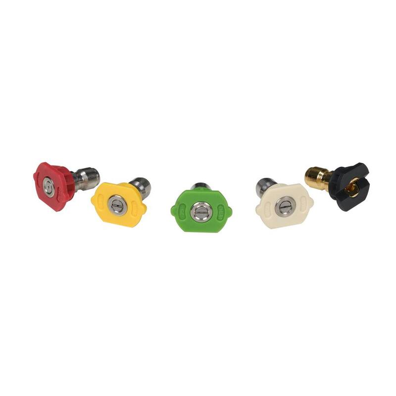 SIMPSON Replacement Spray Nozzles with 1/4 in. QC Connections for Hot/Cold Water 4500 PSI Pressure Washers - 80146