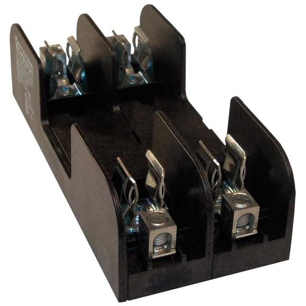 Mersen Open Fuse Block, H; K5 UL Class, 2 Poles, 0 to 30A Amp Range, 600V AC/DC Volt Rating - 60307