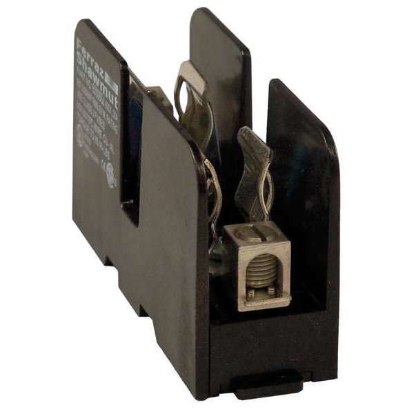 Mersen Open Fuse Block, J UL Class, 1 Poles, 0 to 30A Amp Range, 600V AC/DC Volt Rating - 60306SJ