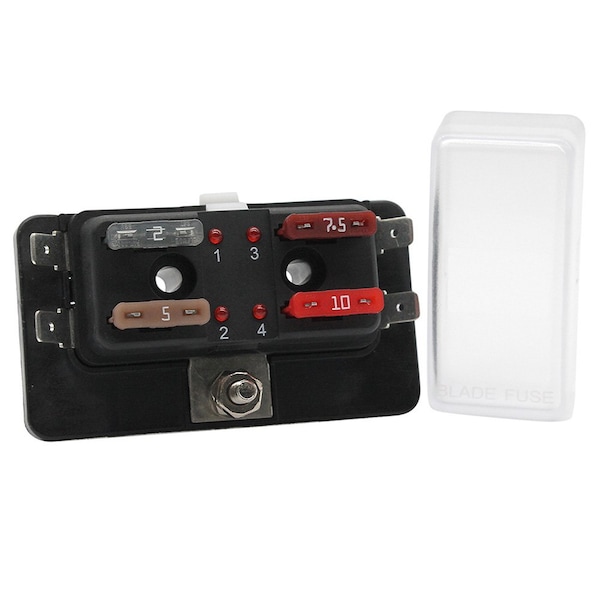Cole Hersee Open Fuse Block, CC UL Class, 30 to 100A Amp Range, 32V DC Volt Rating - 880021-BP