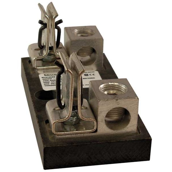 Mersen Open Fuse Block, J UL Class, 1 Poles, 101 to 200A Amp Range, 600V AC/DC Volt Rating - 62001J