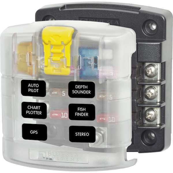 Blue Sea Systems Open Fuse Block, 30 to 100A Amp Range, 32V DC Volt Rating - 5028-BSS
