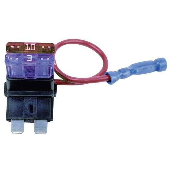 Buyers Products Fuse Holder, 2 Poles, 5 to 10A Amp Range, 12V DC Volt Rating - 5601010
