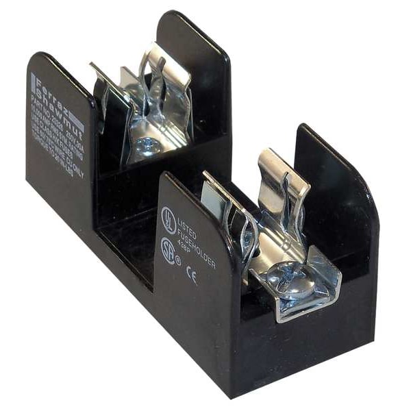 Mersen Open Fuse Block, R UL Class, 1 Poles, 0 to 30A Amp Range, 250V AC/DC Volt Rating - 20326R
