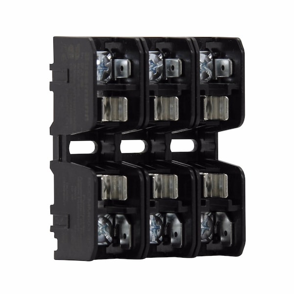 Eaton Bussmann Open Fuse Block, CC UL Class, 3 Poles, 600V AC/DC Volt Rating - BCCMM603-3PQ