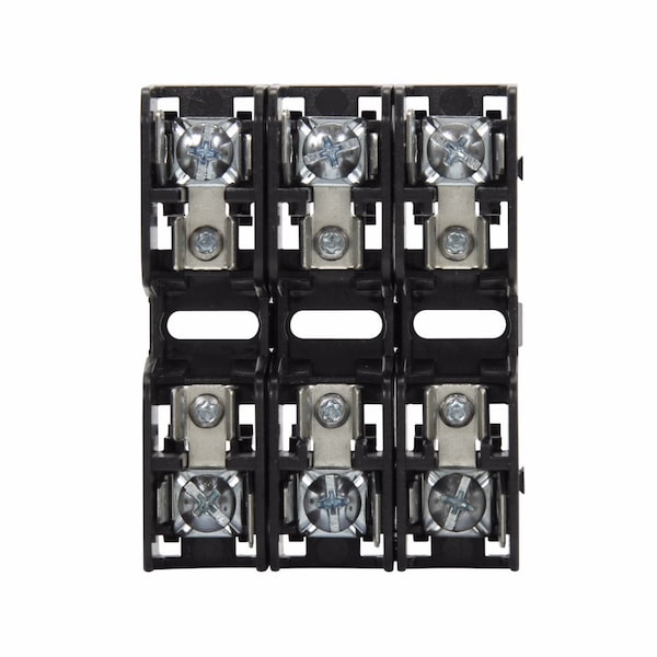 Eaton Bussmann Open Fuse Block, CC UL Class, 3 Poles, 600V AC/DC Volt Rating - BCCMM603-3PQ